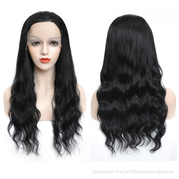 Cheap Factory Price 22inch Long Ombre Color Body Deep Wave Synthetic Hair Wigs for Black Woman Hd Lace Front Wig Heat Resistant